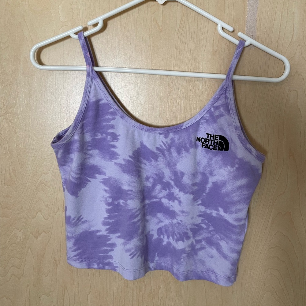 The North Face Women's Lavender Tie-Dye Cropped Camisole